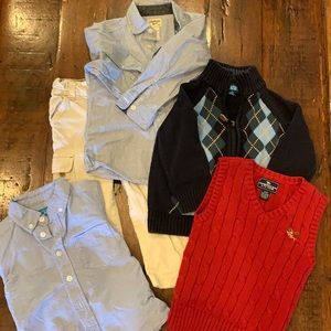 Boys 3t dress shirt/sweater / corduroy pants set